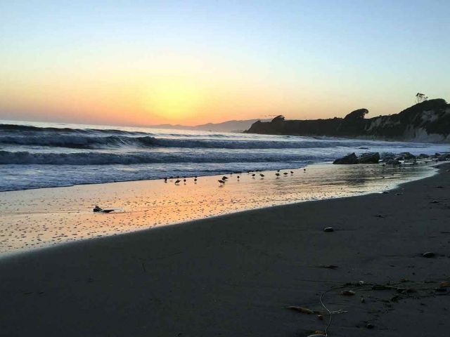 Ellwood Sunset at R-Beach. Credit: Brian Wolf